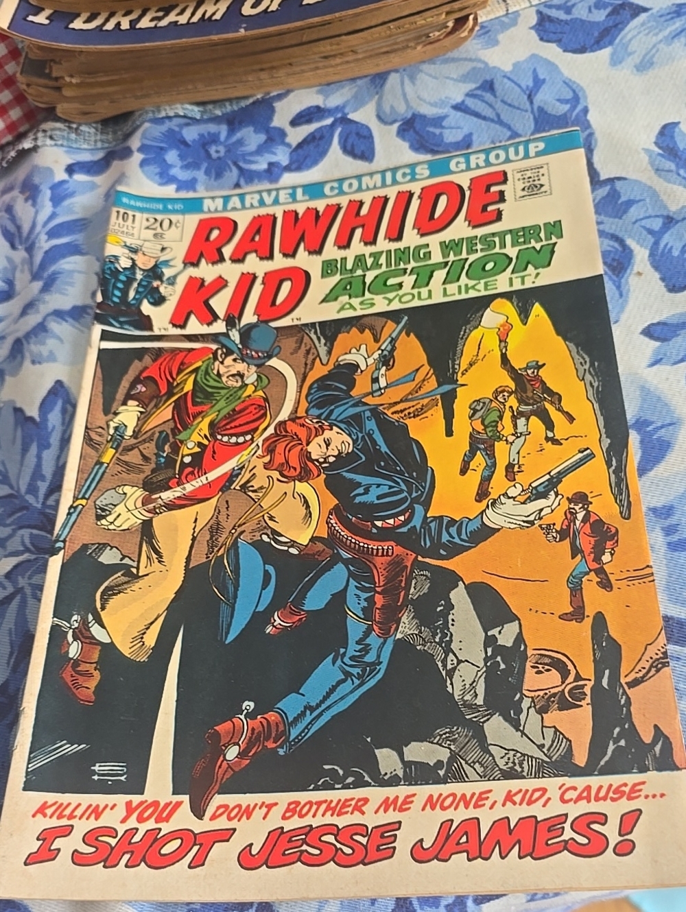 RAWHIDE KID #101 1972-MARVEL-I SHOT JESSE JAMES-GIL KANE Comic